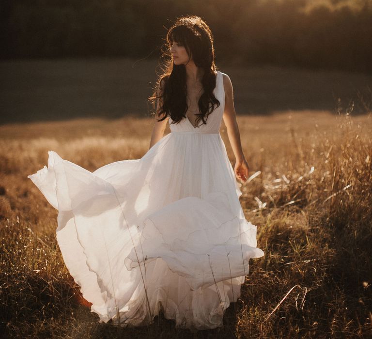 Elegant Destination Wedding In Tuscany At San Galgano Abbey With Bride In Bespoke Dress By Madame Paulette With Images From James Frost Photography