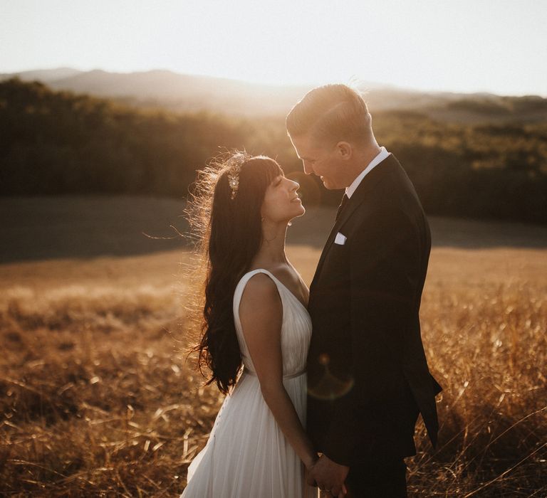 Elegant Destination Wedding In Tuscany At San Galgano Abbey With Bride In Bespoke Dress By Madame Paulette With Images From James Frost Photography