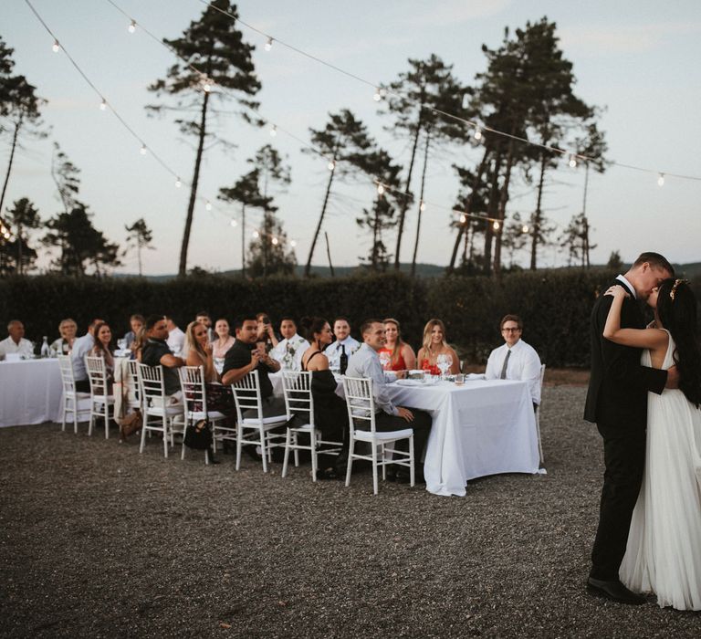 Elegant Destination Wedding In Tuscany At San Galgano Abbey With Bride In Bespoke Dress By Madame Paulette With Images From James Frost Photography