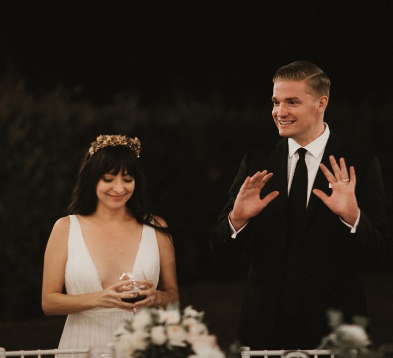 Elegant Destination Wedding In Tuscany At San Galgano Abbey With Bride In Bespoke Dress By Madame Paulette With Images From James Frost Photography