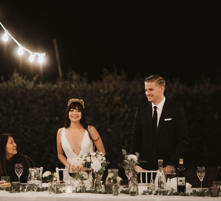 Elegant Destination Wedding In Tuscany At San Galgano Abbey With Bride In Bespoke Dress By Madame Paulette With Images From James Frost Photography