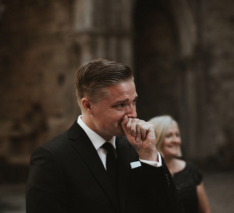 Elegant Destination Wedding In Tuscany At San Galgano Abbey With Bride In Bespoke Dress By Madame Paulette With Images From James Frost Photography