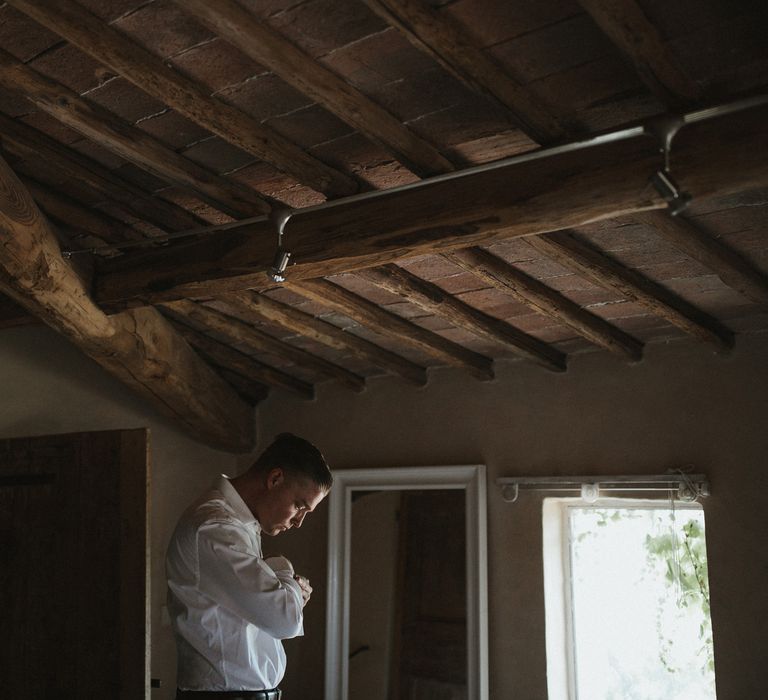 Elegant Destination Wedding In Tuscany At San Galgano Abbey With Bride In Bespoke Dress By Madame Paulette With Images From James Frost Photography