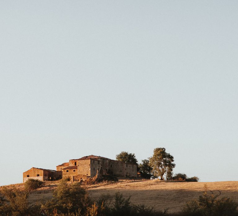 Elegant Destination Wedding In Tuscany At San Galgano Abbey With Bride In Bespoke Dress By Madame Paulette With Images From James Frost Photography