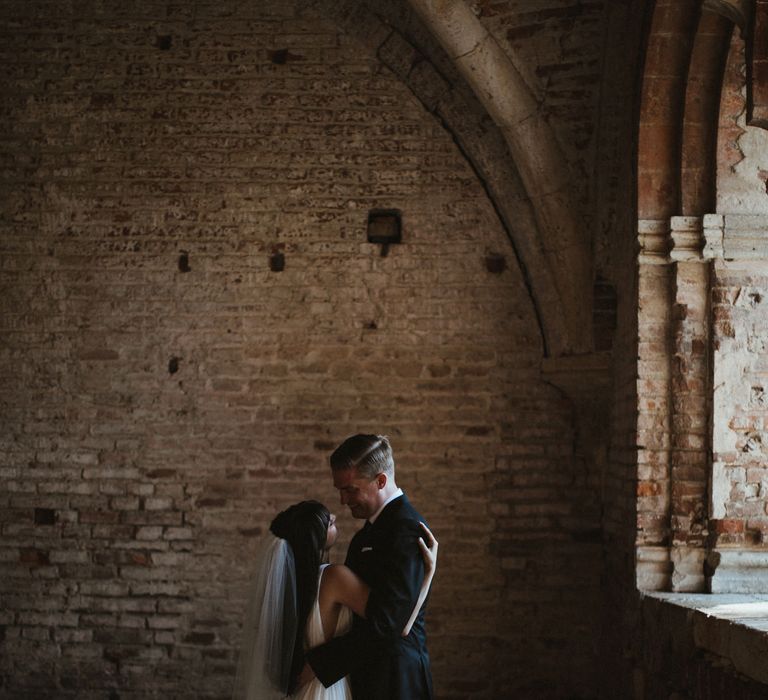 Elegant Destination Wedding In Tuscany At San Galgano Abbey With Bride In Bespoke Dress By Madame Paulette With Images From James Frost Photography