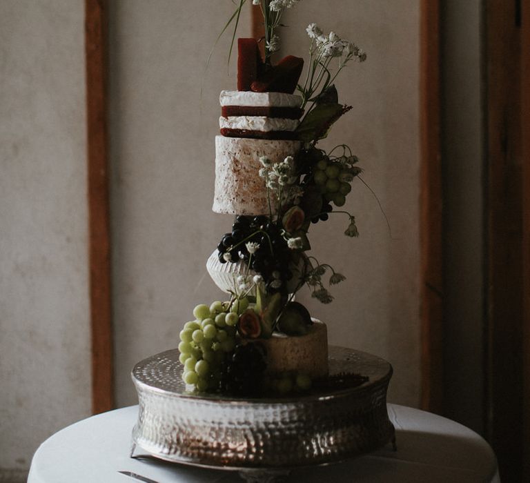 Cheese Tower Wedding Cake