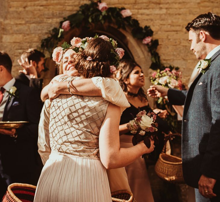 Bride in Louise Selby Gown