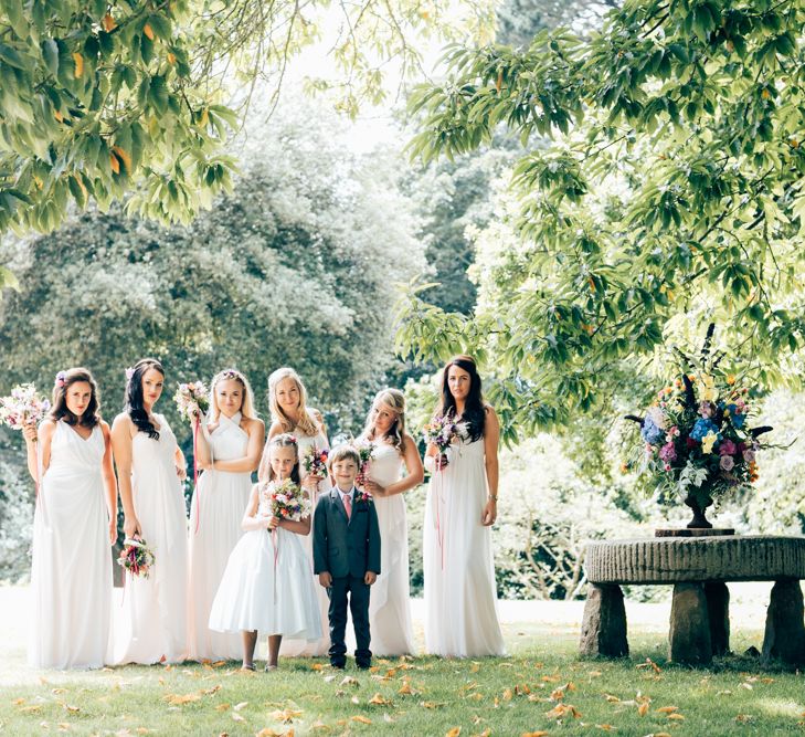 Wedding Party In Light Colours