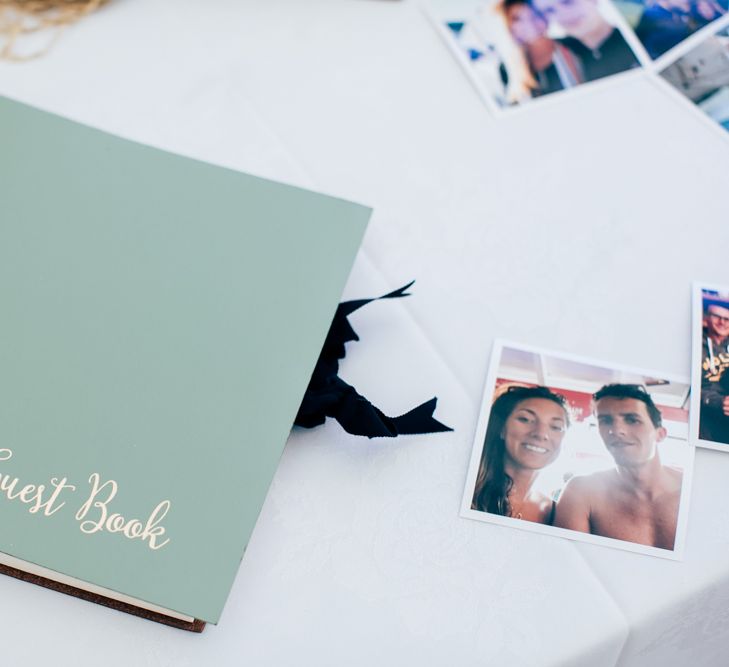 Mint Green Guest Book