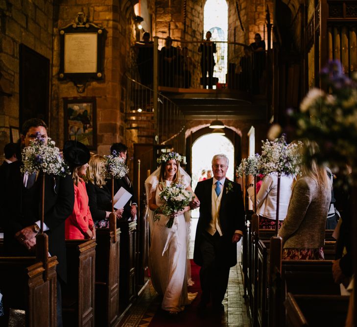 Church Wedding Ceremony | Bright Festival Themed At Home Wedding in a Tipi | McGivern Photography