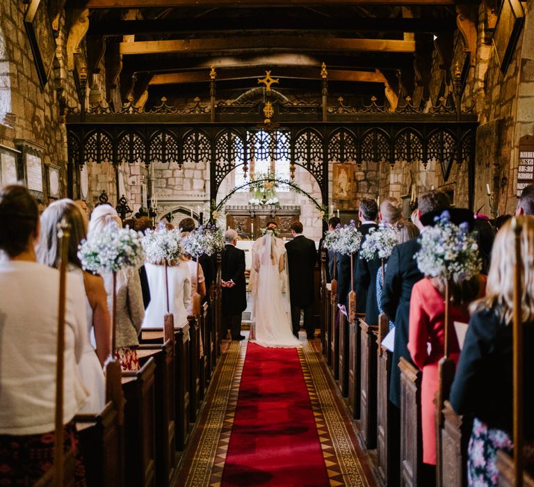 Church Wedding Ceremony | Bright Festival Themed At Home Wedding in a Tipi | McGivern Photography