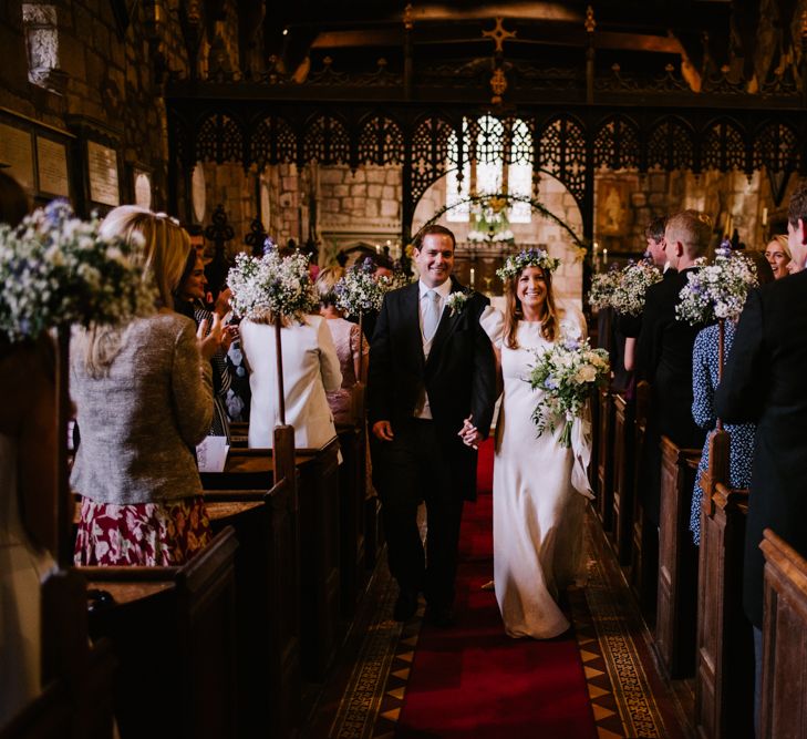 Church Wedding Ceremony | Bright Festival Themed At Home Wedding in a Tipi | McGivern Photography