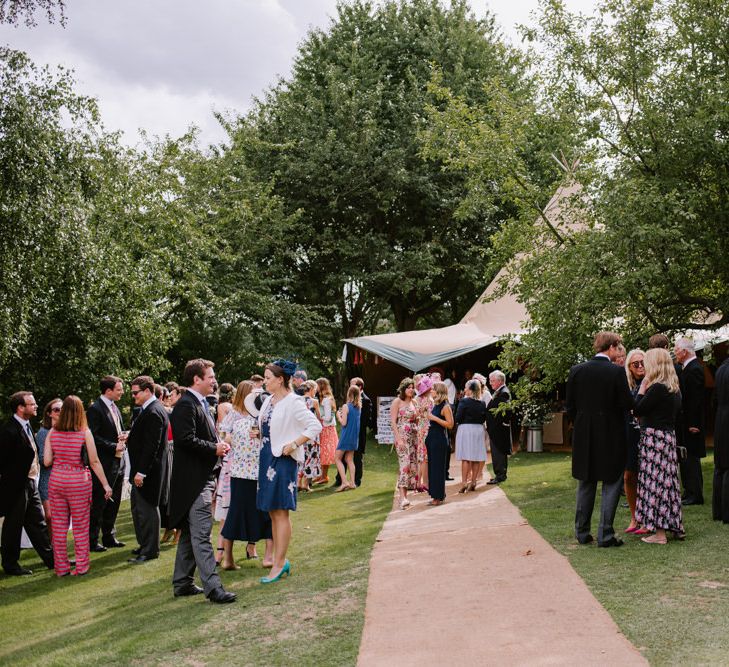 Bright Festival Themed At Home Wedding in a Tipi | McGivern Photography