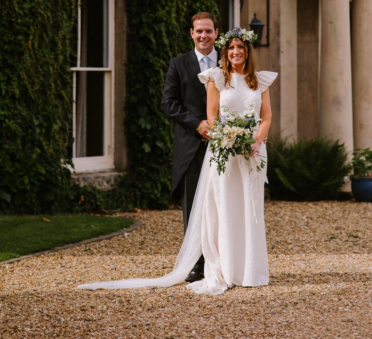 Bride & Groom Portrait | Bright Festival Themed At Home Wedding in a Tipi | McGivern Photography