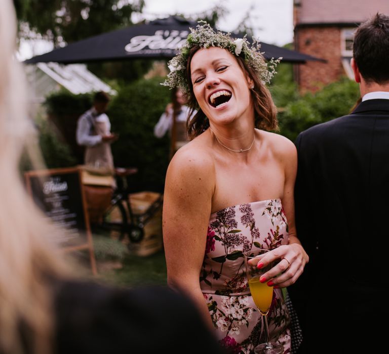 Wedding Guests | Bright Festival Themed At Home Wedding in a Tipi | McGivern Photography