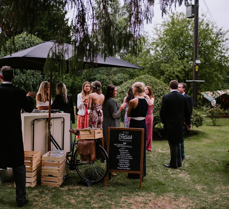 Fizz Fellas Mobile Drinks Company | Bright Festival Themed At Home Wedding in a Tipi | McGivern Photography