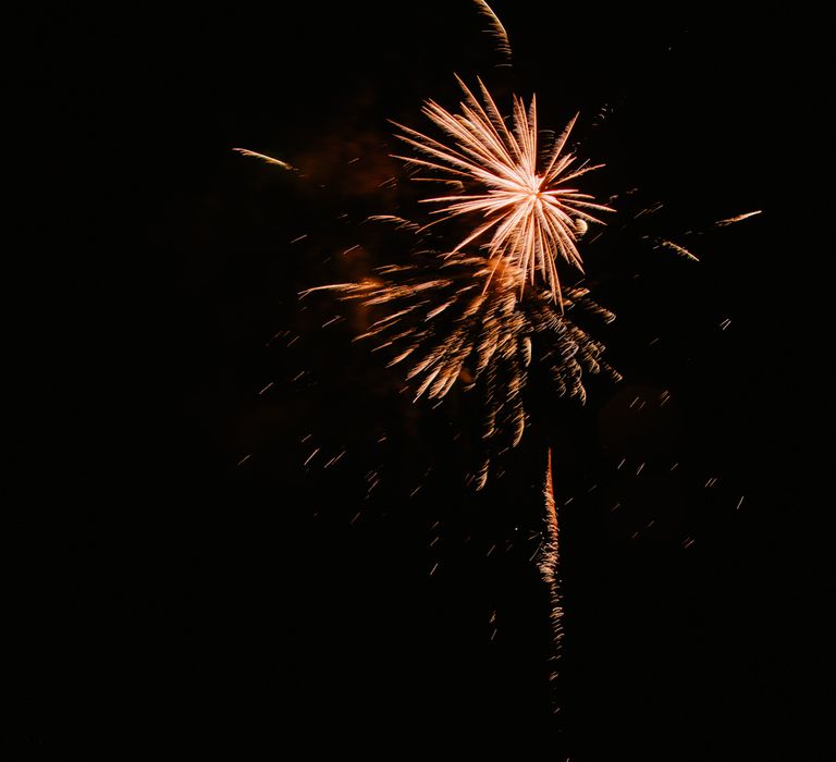 Fireworks Display | Bright Festival Themed At Home Wedding in a Tipi | McGivern Photography