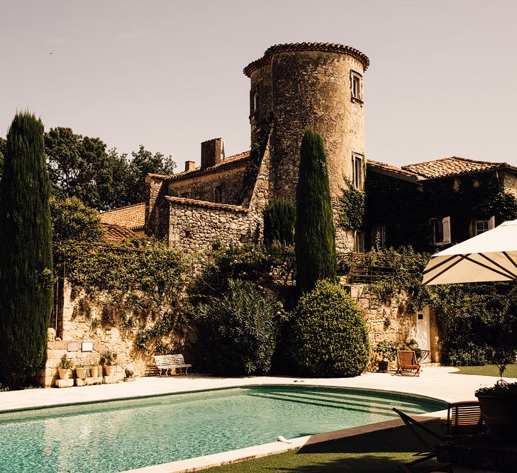 Outdoor Destination Wedding at Château De Malliac Planned by Country Weddings in France | Styling by The Hand-Painted Bride | Samuel Docker Photography | Marriage in Motion Films