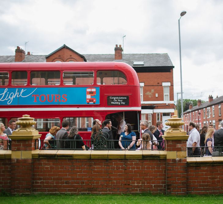 Red London Bus Wedding Transport