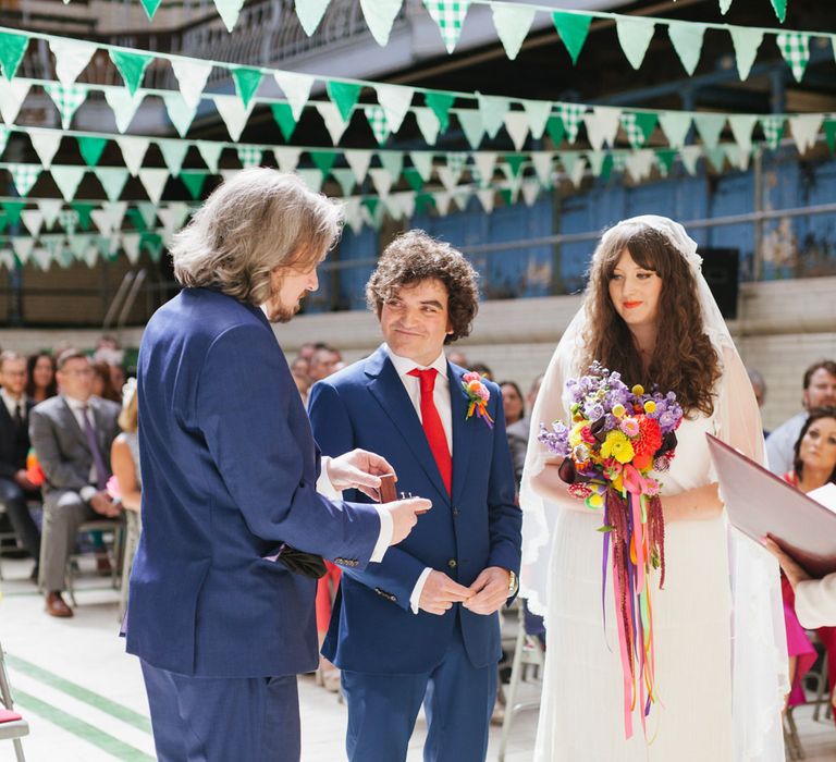 Wedding Ceremony at Victoria Baths , Manchester