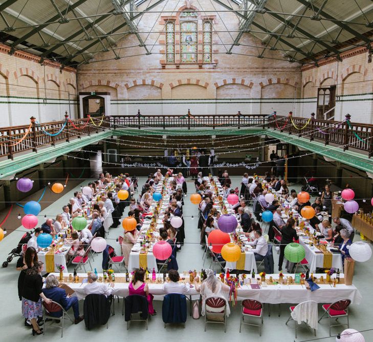 Lantern Filled Victoria Baths Manchester