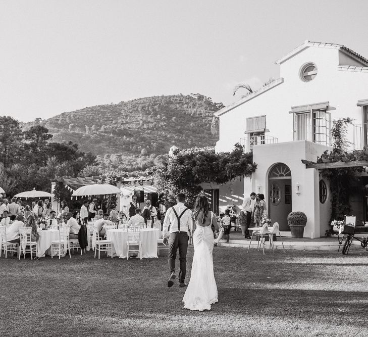 Bride in Sottero & Midgley Bridal Gown | Groom n Herr von eden Tuxed, Bow Tie & Braces | Planned by Rachel Rose Weddings | Radka Horvath Photography