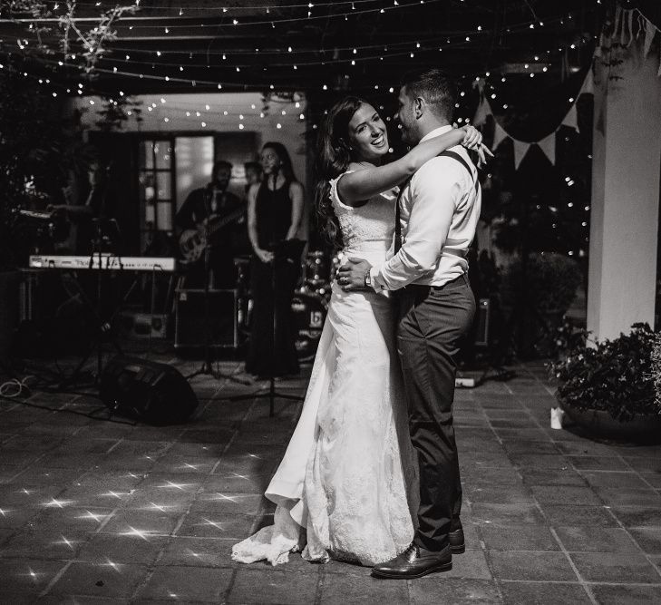 First Dance | Bride in Sottero & Midgley Bridal Gown | Groom n Herr von eden Tuxed, Bow Tie & Braces | Planned by Rachel Rose Weddings | Radka Horvath Photography