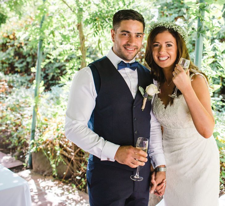 Bride in Sottero & Midgley Bridal Gown | Groom n Herr von eden Tuxed, Bow Tie & Braces | Planned by Rachel Rose Weddings | Radka Horvath Photography