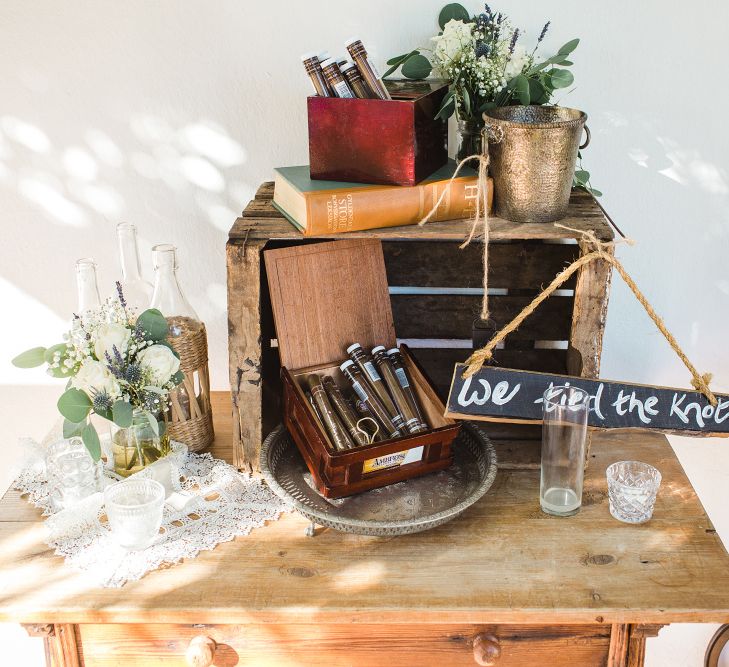 Rustic Cigar & Brandy Station | Planned by Rachel Rose Weddings | Radka Horvath Photography