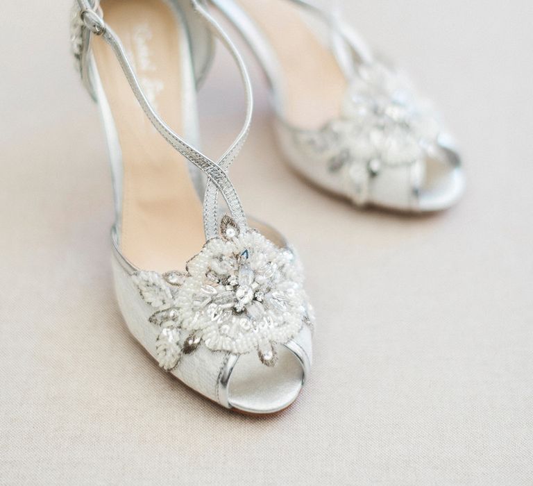 Rachel Simpson 'Charlotte' Bridal Shoes | Pink & Coral Country Wedding at Crabbs Barn, Essex | Kathryn Hopkins Photography | Film by Colbridge Media Services Ltd