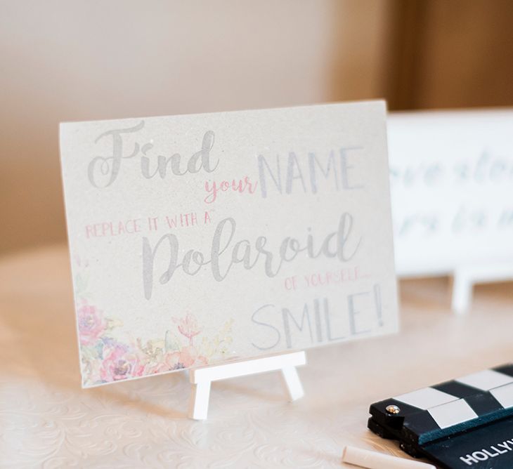 Kraft Paper Wedding Stationery | Romantic Peach & Coral Floral Centrepiece | Peach & Coral Country Wedding at Crabbs Barn, Essex | Kathryn Hopkins Photography | Film by Colbridge Media Services Ltd