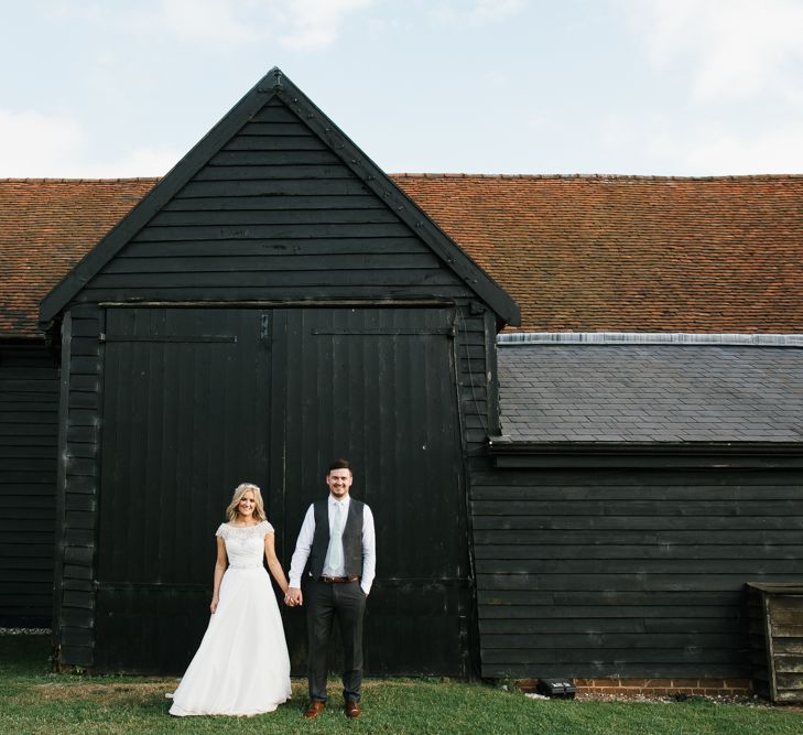 Thames Chase Community Centre Wedding With Bride In Sequinned Justin Alexander Dress & Bridesmaids In Mint Green With Images From Chris Barber