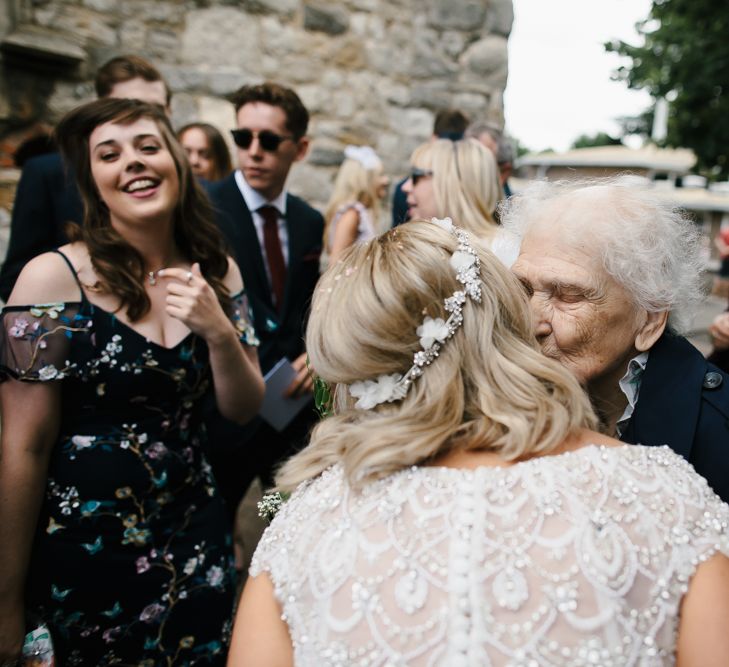 Thames Chase Community Centre Wedding With Bride In Sequinned Justin Alexander Dress & Bridesmaids In Mint Green With Images From Chris Barber