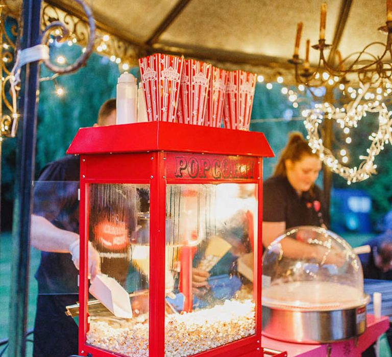 Popcorn and Candy Cart