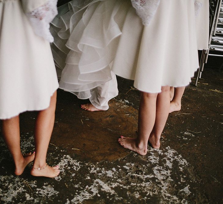 Wedding Party In White