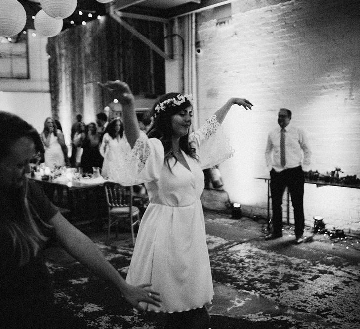 Wedding Reception Dancing At Camp & Furnace