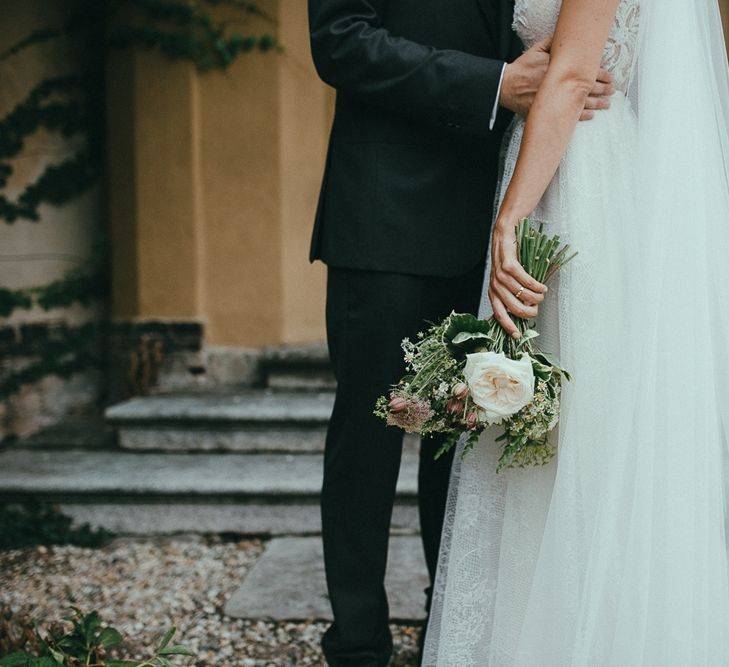 Elegant Bride & Groom Attire