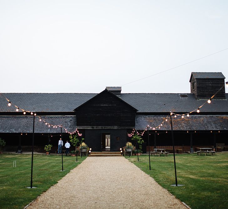 Festoon Light Path | Childerley Hall in Cambridge | Tawny Photo