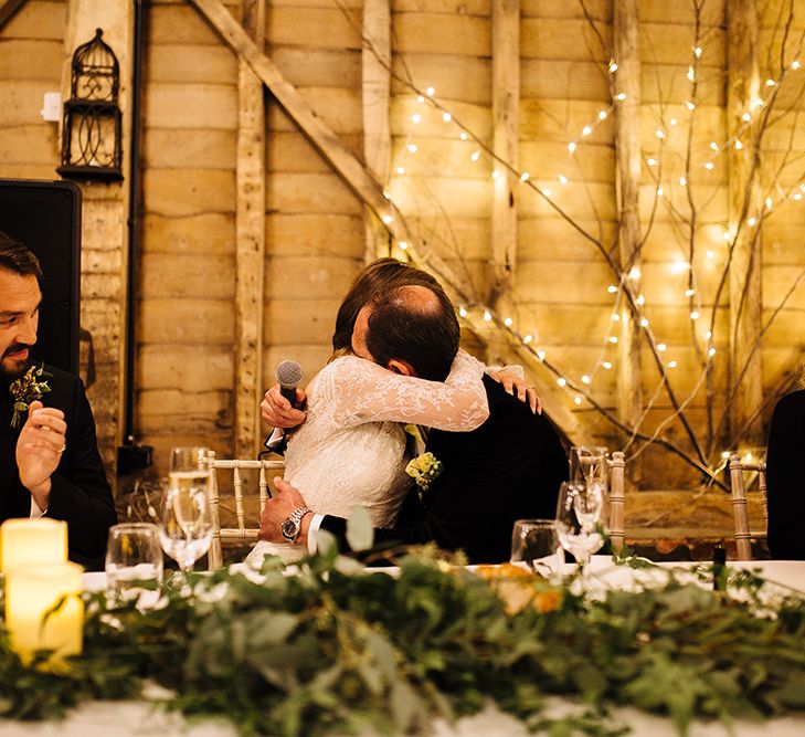 Wedding Speeches at Childerley Hall Rustic Barn Reception in Cambridge | Tawny Photo