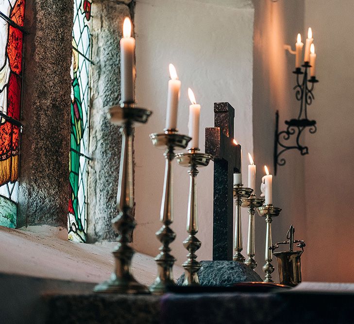 Church Candles | Isles of Scilly Wedding | Jason Mark Harris Photography