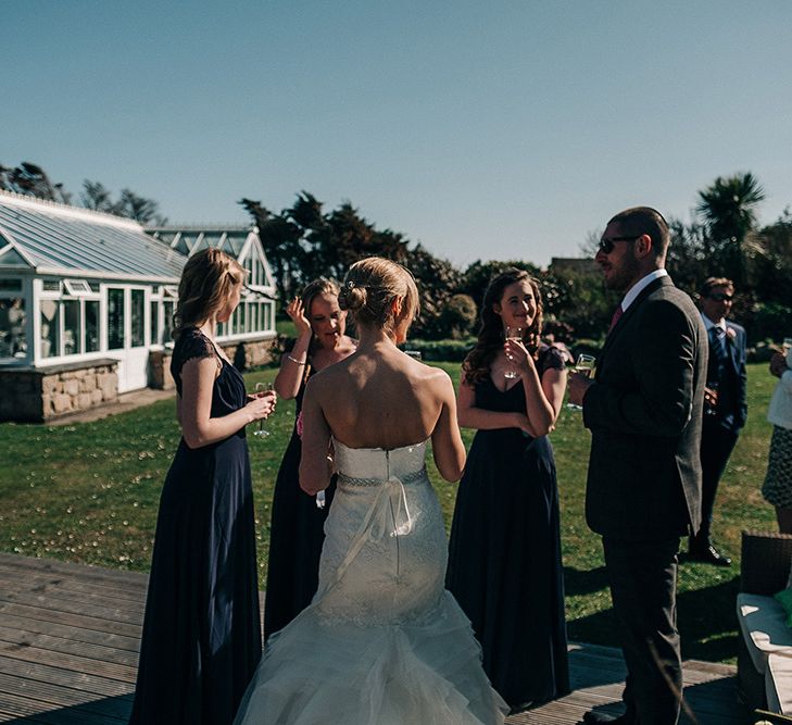 Bride in Pronovias Wedding Dress | Isles of Scilly Wedding | Jason Mark Harris Photography