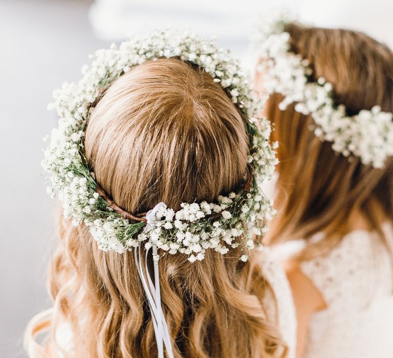 Green Wheat Floral crowns | Photography by Jessica Reeve.