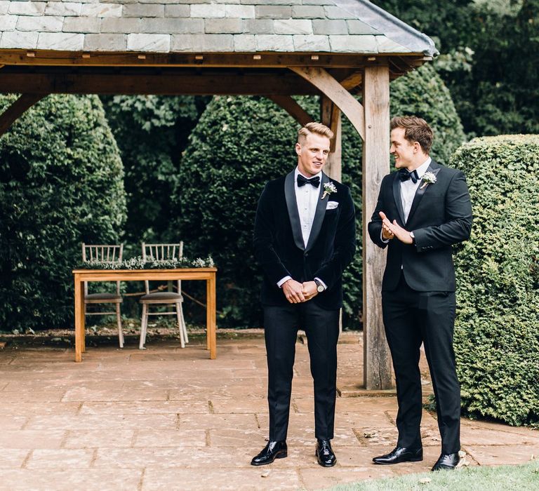 Black Tie for the Groom and his men | Mrs Bowtie | Photography by Jessica Reeve.