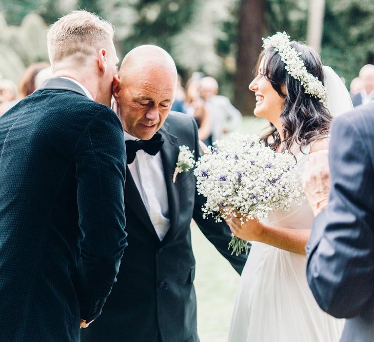 Here she comes! | Floral Crown by Green Wreath | Mrs Bowtie | Photography by Jessica Reeve.