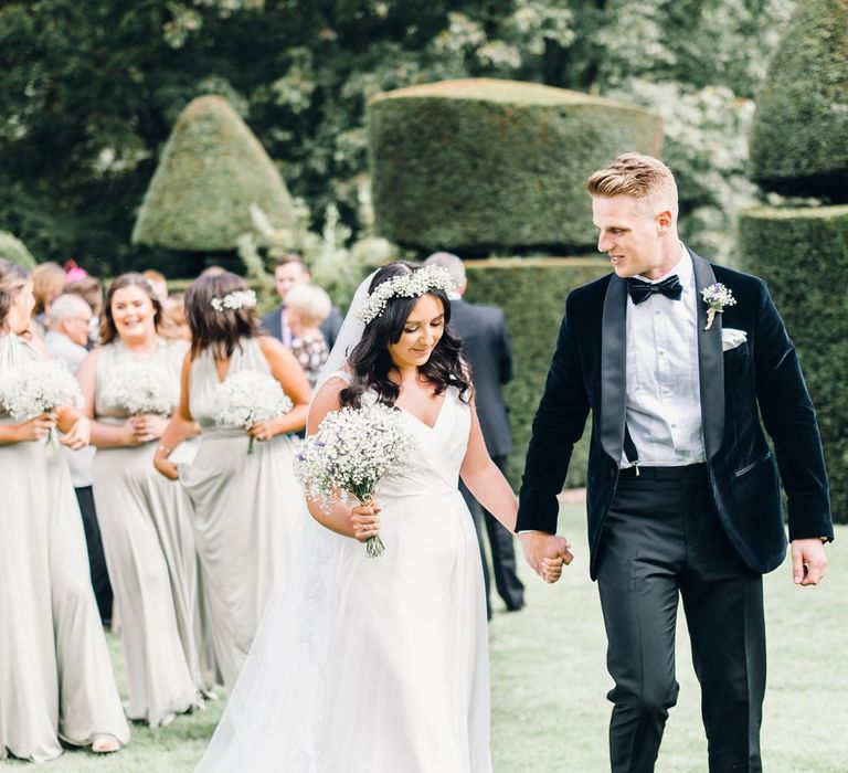 They did it! | Floral Crown by Green Wreath | Mrs Bowtie | Photography by Jessica Reeve.