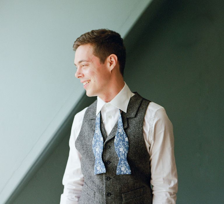 Groom in Walker Slater Suit | Classic Green & White Outdoor Country Wedding at Voewood in Norfolk, Planned & Styled by Vanilla Rose Weddings & Events | Julie Michaelsen Photography