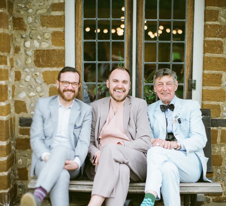 Wedding Guests | Classic Green & White Outdoor Country Wedding at Voewood in Norfolk, Planned & Styled by Vanilla Rose Weddings & Events | Julie Michaelsen Photography