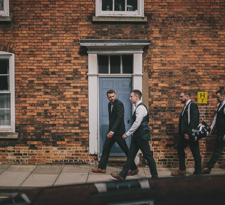 Groomsmen in Marc Darcy Suits | Steven Haddock Photography