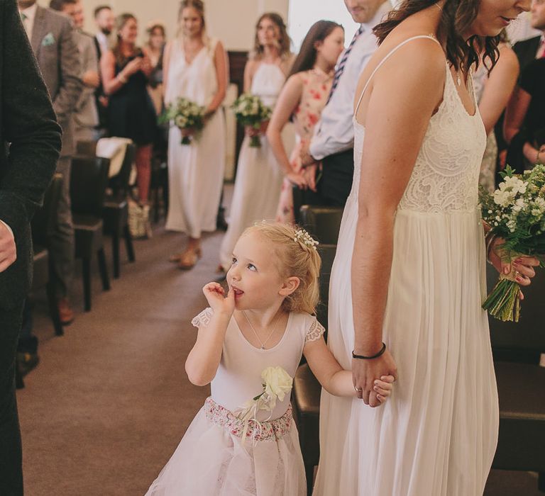 Flower Girl Wedding Ceremony | Steven Haddock Photography