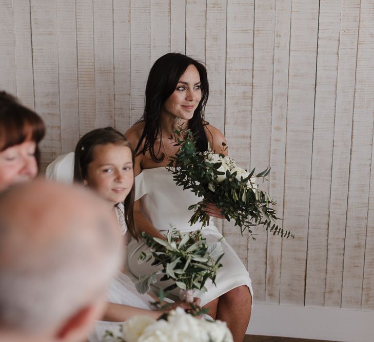 Intimate Coastal Wedding At Watergate Bay Hotel Cornwall With Bride In Blackburn Bridal & Images From Sebastien Boudot